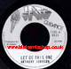 7" Let Go Dis One/Version - ANTHONY JOHNSON