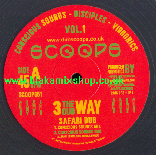10" Safari Dub EP 3 The Dub Way Vol.1 CONSCIOUS SOUNDS/DISCIP