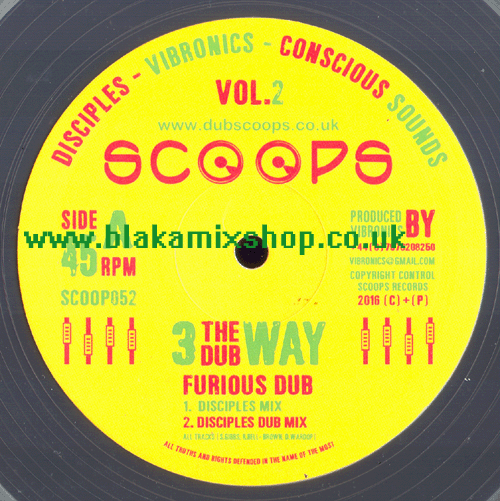 10" Furious Dub EP 3 The Dub Way Vol.2 DISCIPLES/VIBRONICS/CON