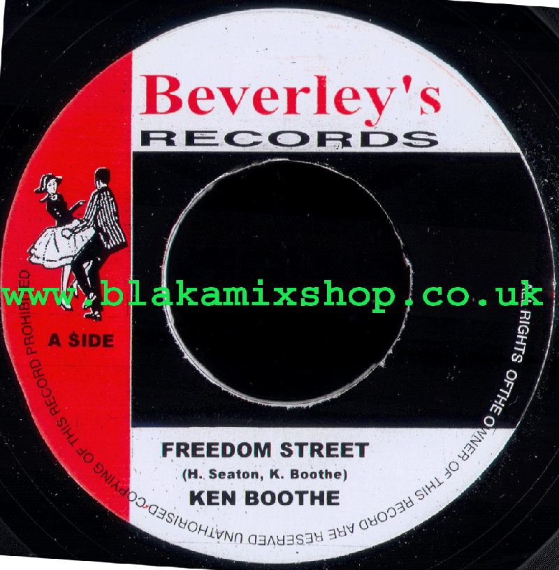 7" Love And Unity/Freedom Street- KEN BOOTHE