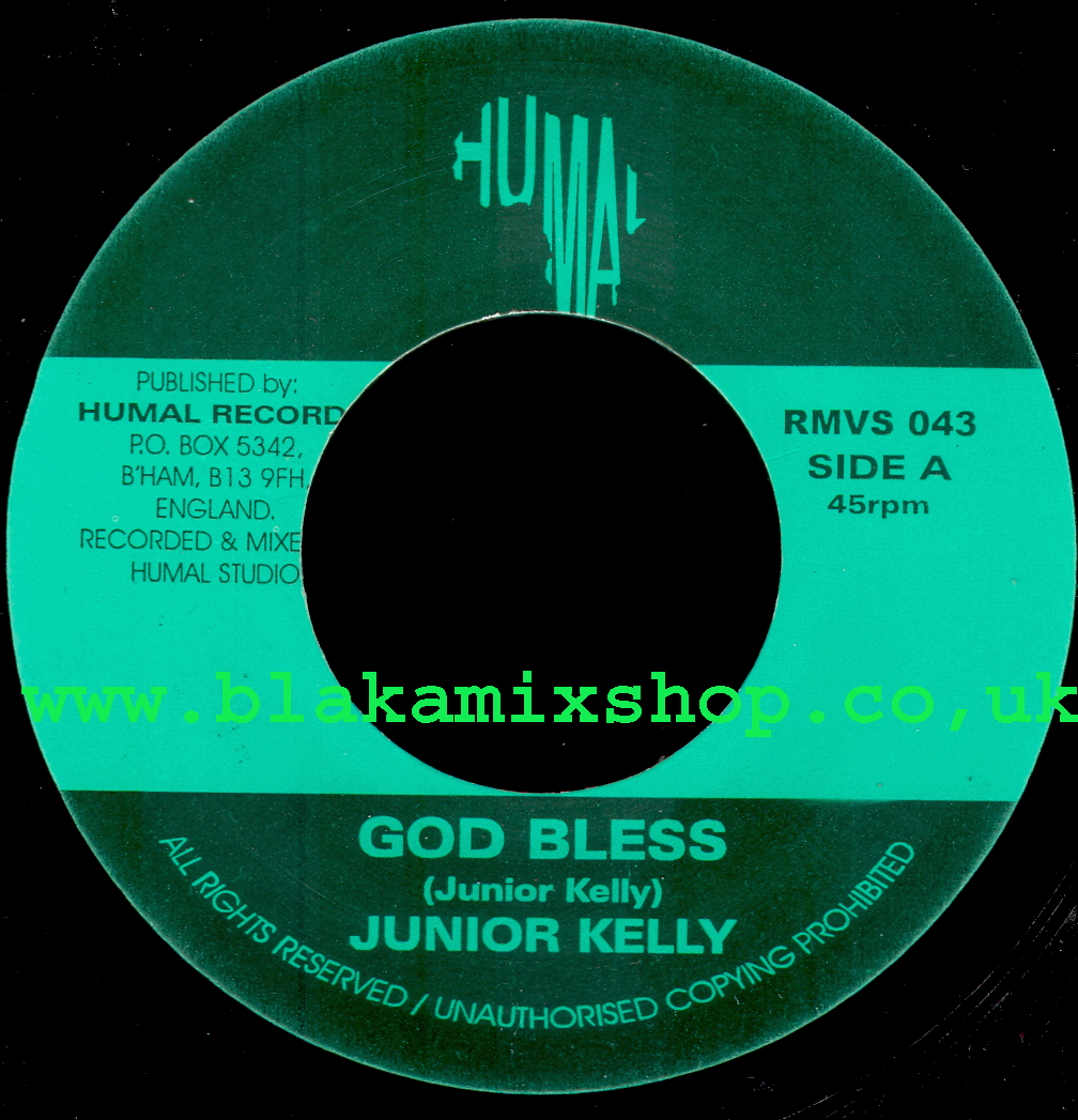 7" God Bless/Suffering Ridim- JUNIOR KELLY