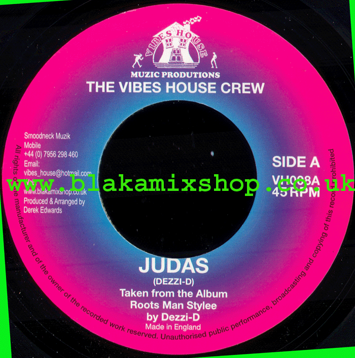 7" Judas/Judas Dub- DEZZI D