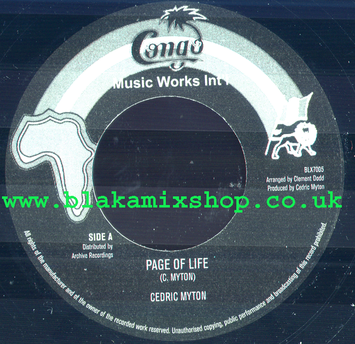 7" Page Of Life/Version CEDRIC MYTON