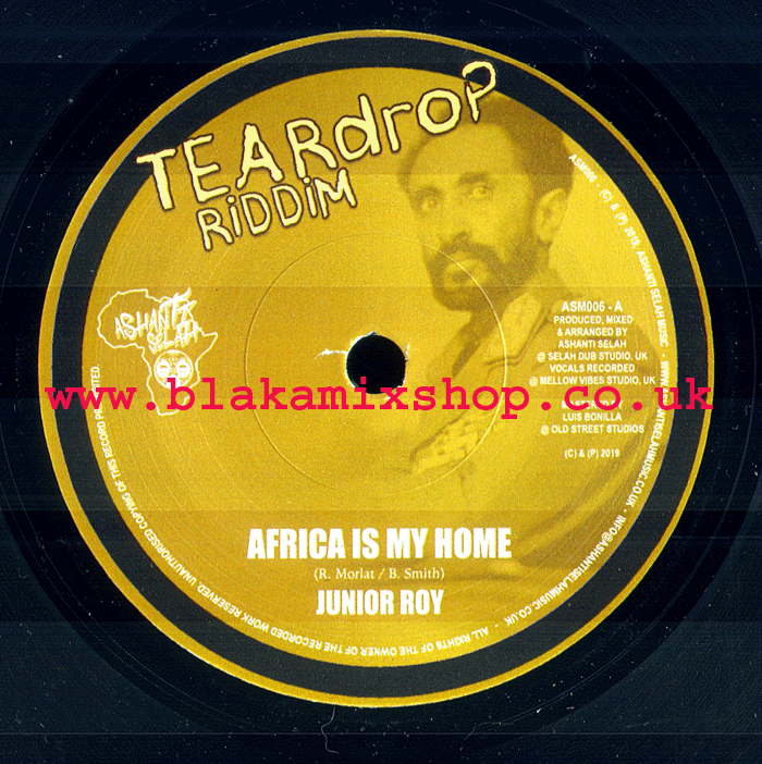7" Africa Is My Home/Africa Dub [Tribal Cut] JUNIOR ROY/ASHANT