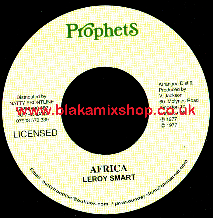 7" Africa/Pt. II LEROY SMART