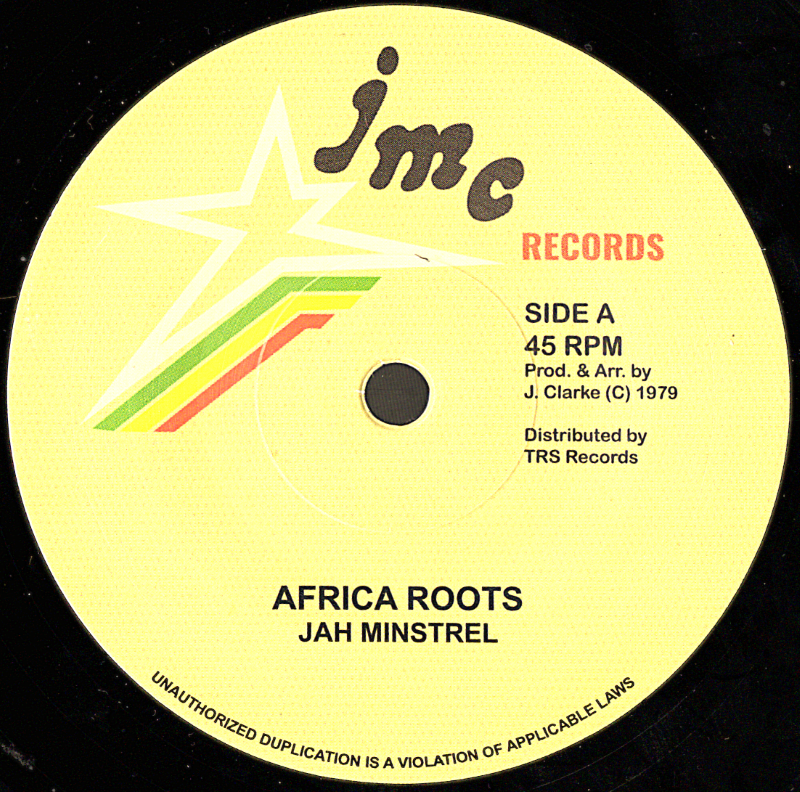 7" Africa Roots/Africa Dub- JAH MINSTREL