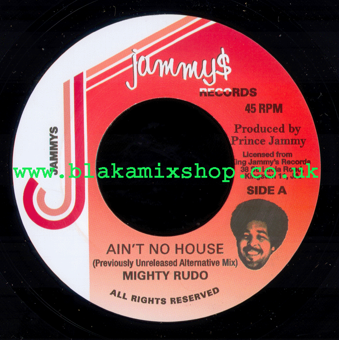 7" Ain't No House/Waterhouse Dub MIGHTY RUDO