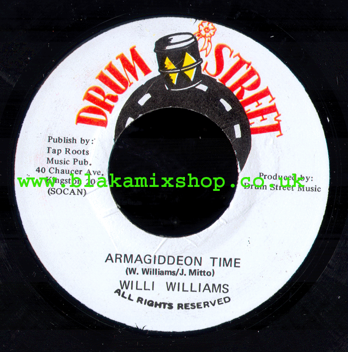 7" Armagiddeon Time/Version WILLI WILLIAMS