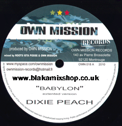 10" Babylon/Nah Go Jail DIXIE PEACH/ECHO MINOTT