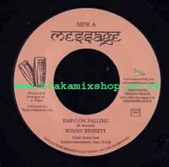 7" Babylon Falling/Version BUNNY BRISSETT