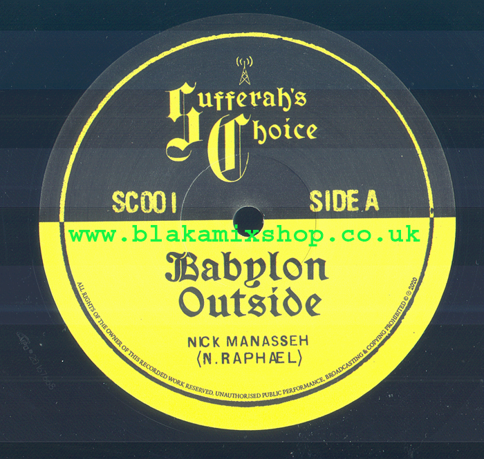 12" Babylon Outside/Brexit Blues- NICK MANASSEH