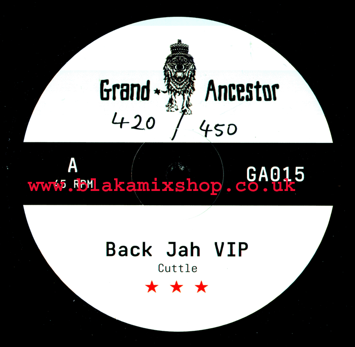 12" Back Jah VIP/No Harm VIP CUTTLE/MALLEUS