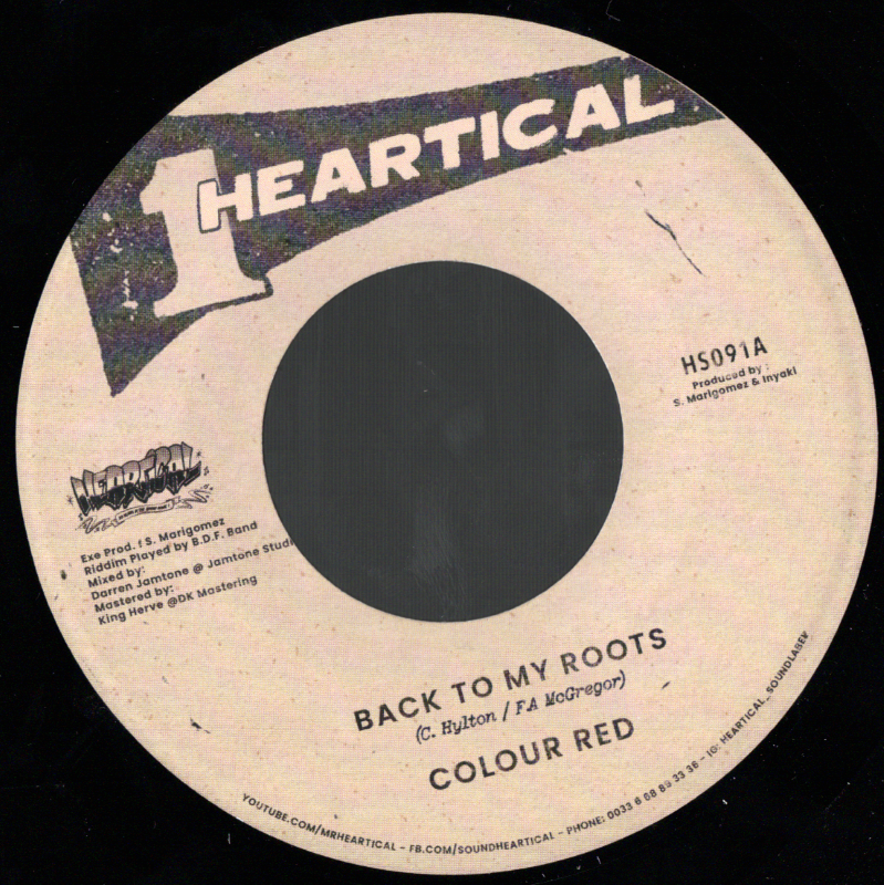 7" Back To My Roots/Jah Never Fail You- COLOR RED/TAMPANAE