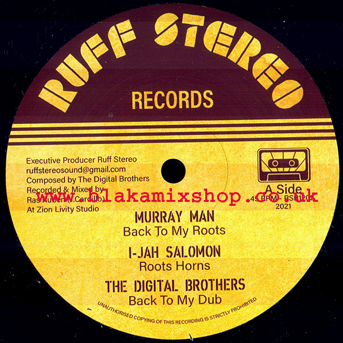 12" Back To My Roots/Mystical Way MURRY MAN/I-JAH SALOMON/THE