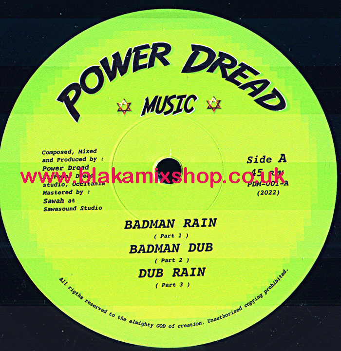 12" Badman Rain/Jeroboam POWER DREAD