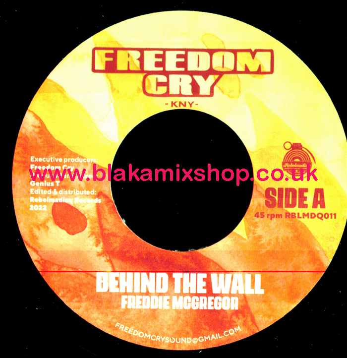 7" Behind The Wall/Version FREDDIE MCGREGOR