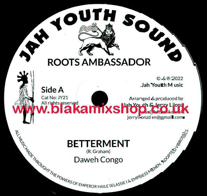 7" Betterment/Dub DAWEH CONGO