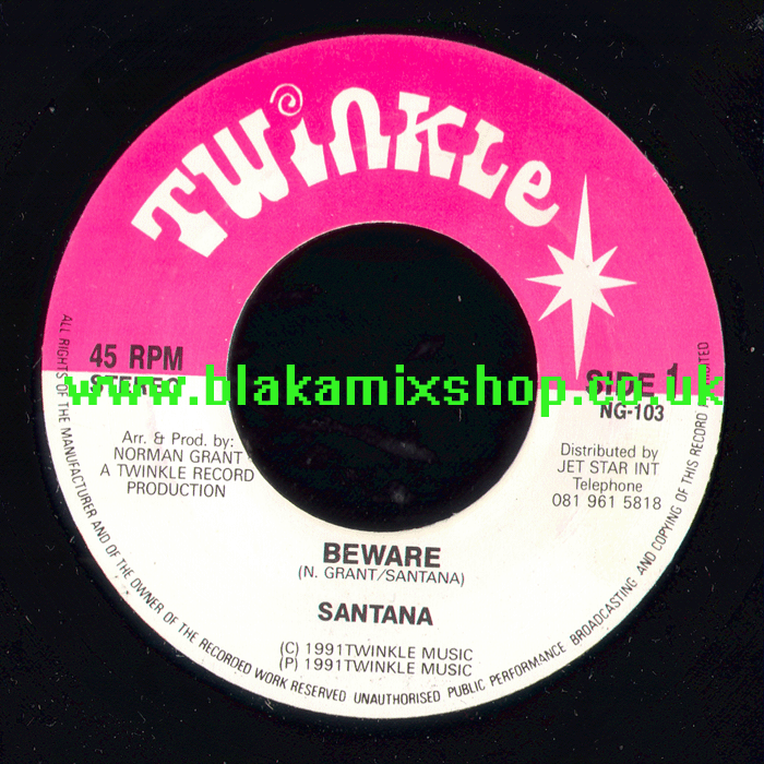 7" Beware/Version SANTANA