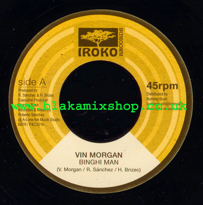 7" Binghi Man/Dub VIN MORGAN/LONE ARK RIDDIM FORCE