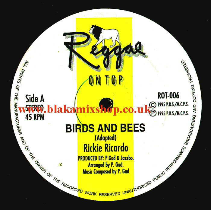12" Birds And Bees RICKIE RICARDO