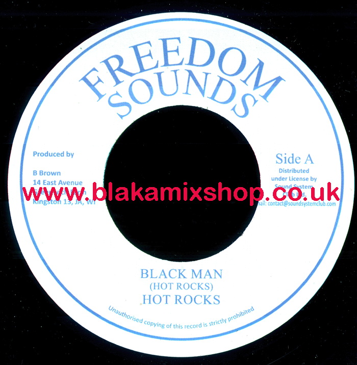 7" Black Man/Version HOT ROCKS