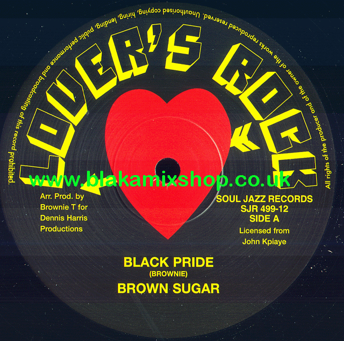 12" Black Pride/Instrumental BROWN SUGAR