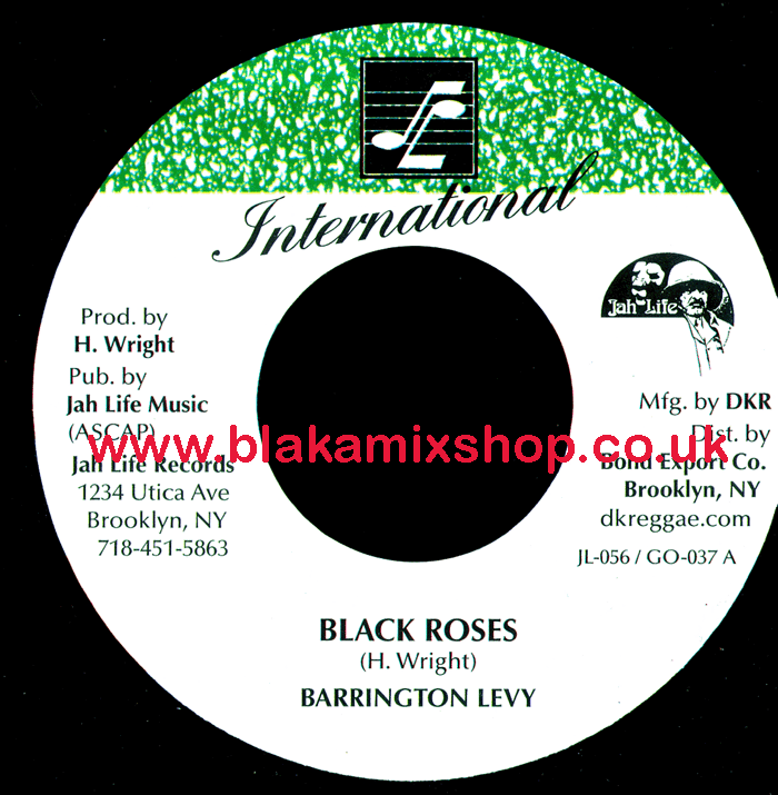 7" Black Roses/Version BARRINGTON LEVY