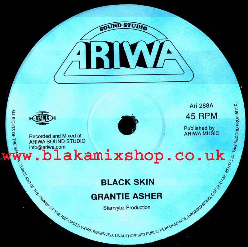 12" Black Skin/Emancipation- GRANTIE ASHER/MAD PROFESSOR