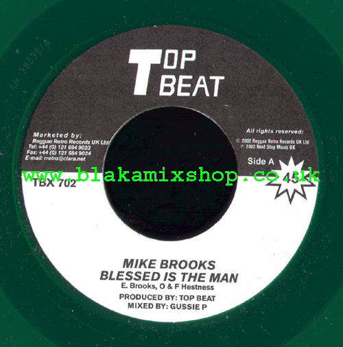 7" Blessed Is The Man/Version MIKE BROOKS