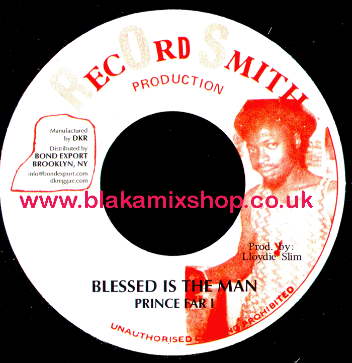 7" Blessed Is The Man/Dub PRINCE FAR I