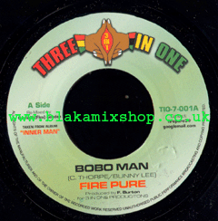 7" Bobo Man/king Selassie I - FIRE PURE