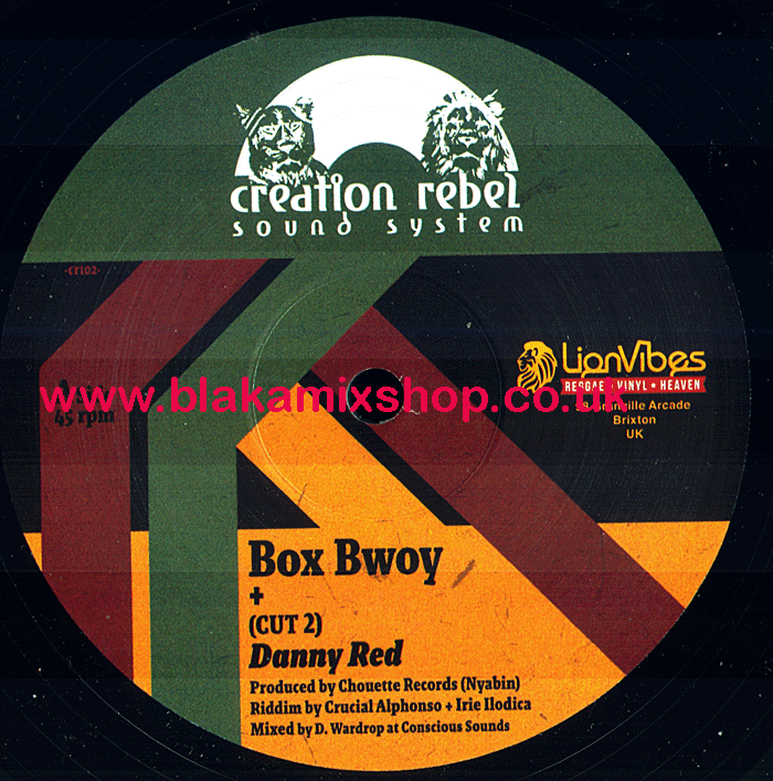 10" Box Bwoy [4 Mixes] DANNY RED