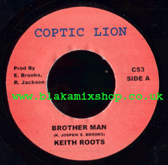 7" Brother Man/Dub KEITH ROOTS