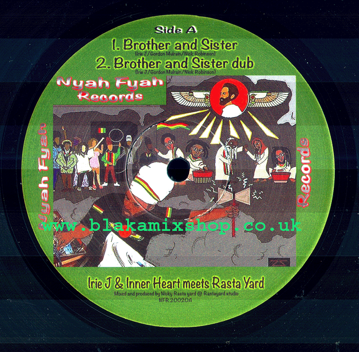 10" Brother And Sister/Fada Jah The Leader IRIE J & INNER HEAR