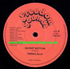 12" Bucket Bottom/Stop And Think Me Over PRINCE ALLA/FULL WOOD