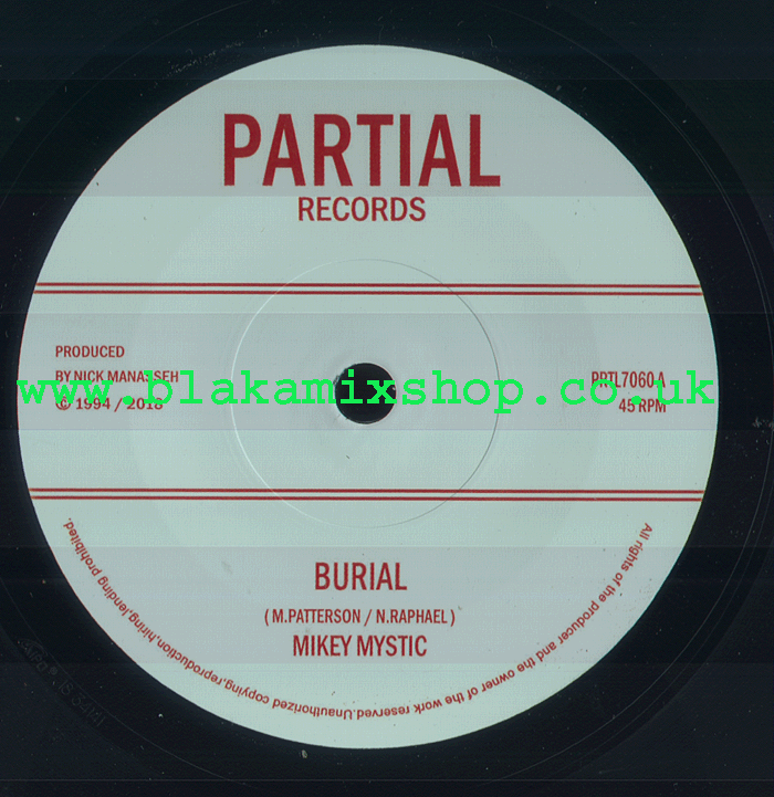 7" Burial/Dub MIKEY MYSTIC