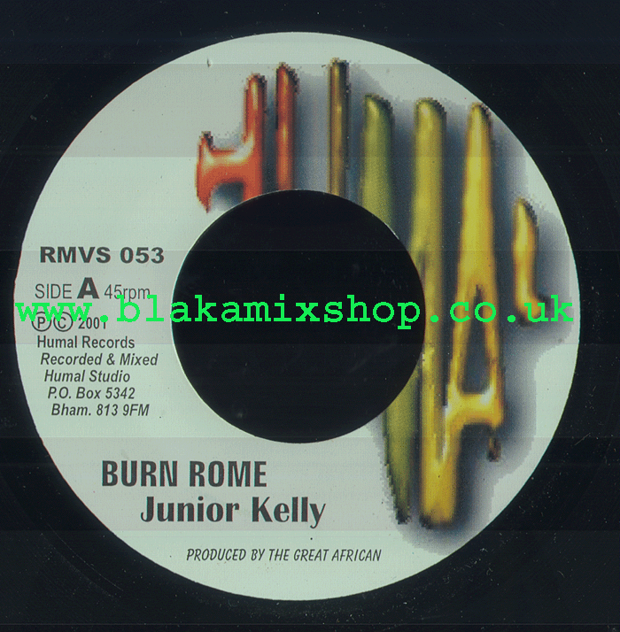 7" Burn Rome/Determination Ridim JOUNIOR KELLY