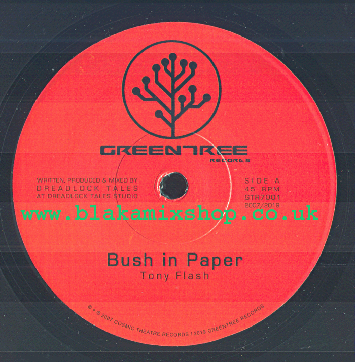 7" Bush In Paper/Version TONY FLASH