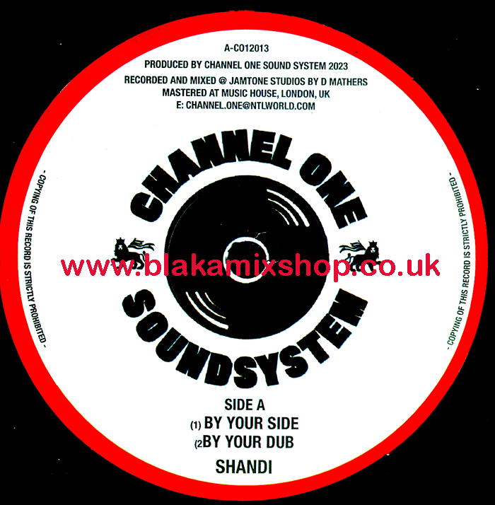 12" By Your Side [4 Mixes] SHANDI/WINSTON SAX ROSE