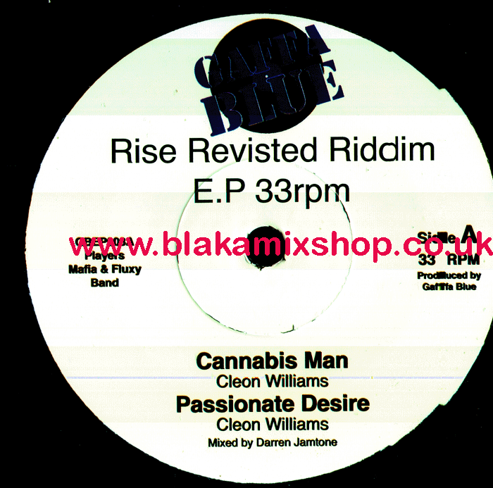 7" Rise Revisted Riddim EP CLEON WILLIAMS/DIXIE PEACH/ERROL BE