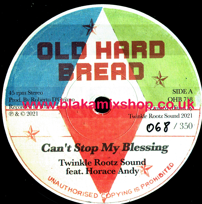 7" Can't Stop My Blessing/Ariginal Doctor HORACE ANDY/ABA ARIG