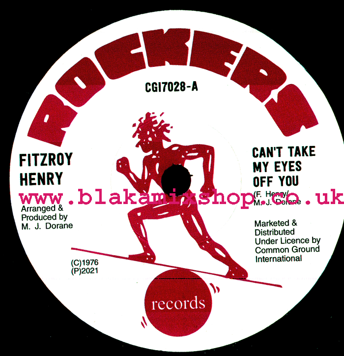7" Can't Take My Eyes Off You/Your Sexy Eyes FITZROY HENRY