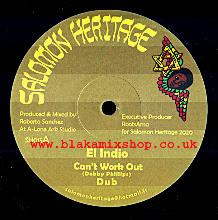 12" Can't Work Out/Love Inna Zion EL INDIO/I JAH SALOMON