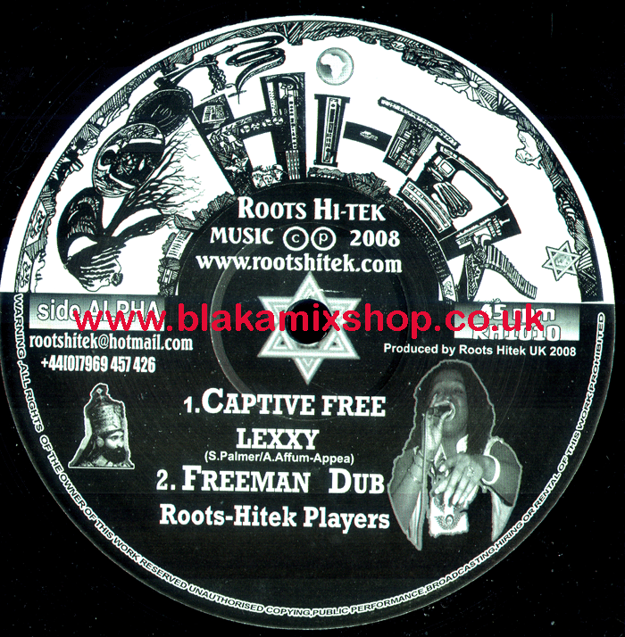 10" Captive Free/Mashonaland LEXXY/ROOTS HITEK PLAYERS