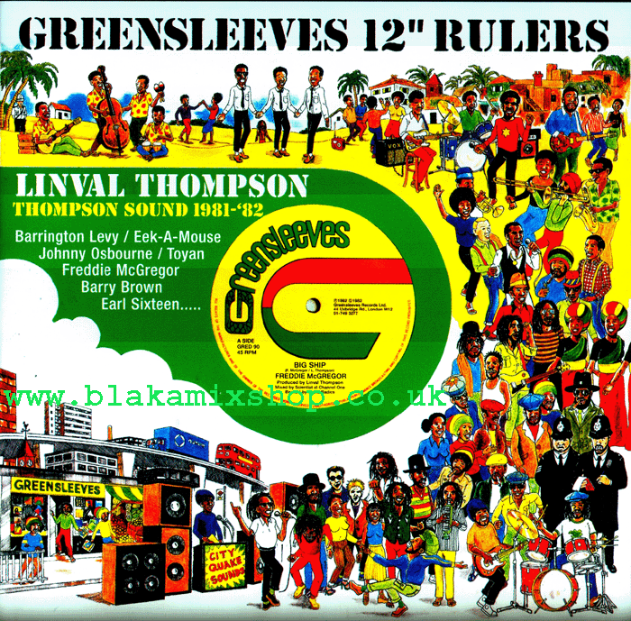 CD Greensleeves 12" Rulers 1981-82- LINVAL THOMPSON VARIOUS ARTI