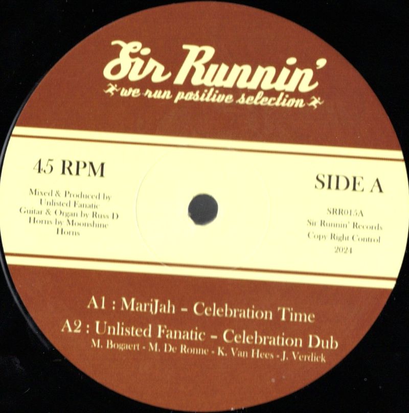 12" Celebration Time/Crisis- MARIJAH/SAIMN I/UNLISTED FANATIC