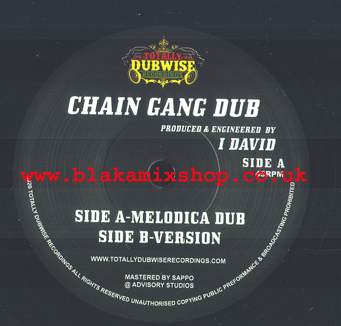 7" Chain Gang Dub/Version I DAVID