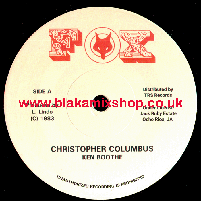 7" Christopher Columbus/Dub KEN BOOTHE