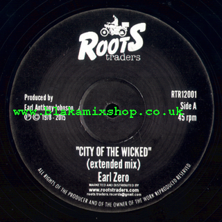 12" City Of The Wicked [Extended Mix]/The Wrong Way- EARL ZERO/T