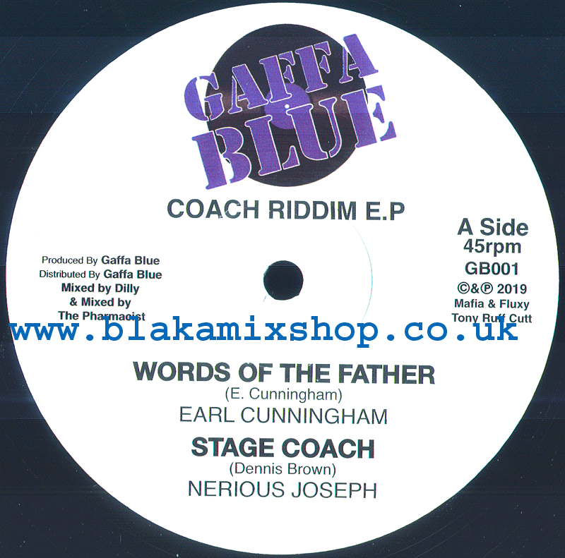 12" Coach Riddim E.P.- EARL CUNNINGHAM/NERIOUS JOSEPH/MAFIA & FL